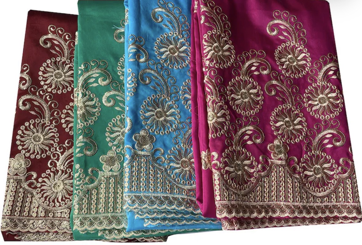 Jioji cloth, a traditional Akwete woven textile from Nigeria